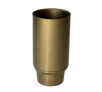 Tibelec 807530 Douille pour Ampoule E14 Isolée Lisse Culot Femelle 10x1 Bakélite Or 2,7 x 5,3 cm