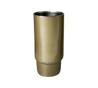 Tibelec Douille lisse bakélite E14 dorée