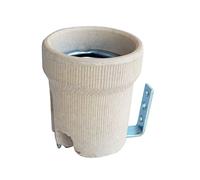 Tibelec 814810 Douille E27 en Porcelaine à Support équerre