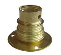 Tibelec 841130 Douille à Patère B22d Laiton Bronze