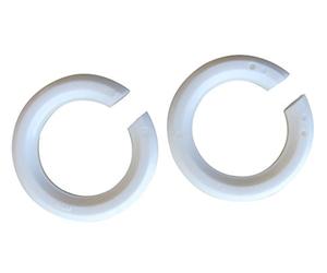 Tibelec 858310 Bague de Réduction d'Abat Jour Blanc Lot de 2