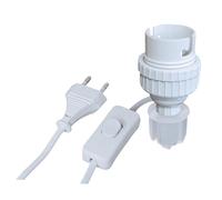 Tibelec 858810 Adaptateur Bouteille B22 avec Interrupteur + Fiche Blanc
