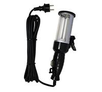 tibelec 964910 Baladeuse avec Ampoule Fluo à économie d'énergie 20W, Verre/Caoutchouc, E27, 20 W