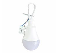 TIBELEC Ampoule LED de chantier 9W, 1000 lumens, 4000K blanc-neutre, connecteur rapide