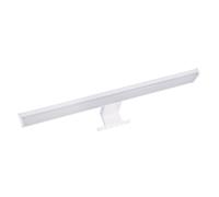 TIBELEC Applique miroir LED Blanc 40cm, 8W, 650 lm, IP44, 4000K, 3 types de fixation, bornier intégré, garantie 5 ans