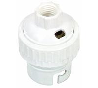 Tibelec - Douille B22 Plastique Double Bague Passe Fil Culot Femelle 1