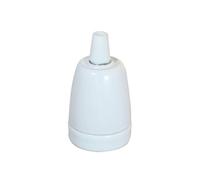 TIBELEC Douille e27 filetage ceramique blanc TIBELEC