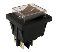 Tibelec 551720 Interrupteur à bascule pour Utilisation extérieure Noir