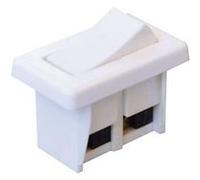 TIBELEC Interrupteur a bascule unipolaire blanc G