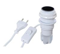 TIBELEC Kit adaptateur bouteille équipé E14 blanc