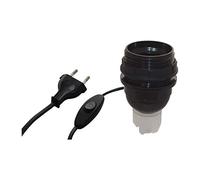 TIBELEC Kit adaptateur bouteille équipé E27 noir