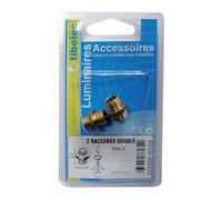 Tibelec - Raccord Double Male 10X1 Laiton S/B2