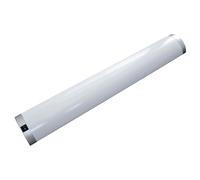 TIBELEC Réglette LED Argent 8W, 500 lumens, 4000K blanc-neutre, interrupteur on/off, garantie 5 ans