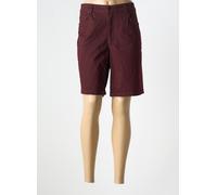 tibet shorts / bermudas femme de couleur rouge 50