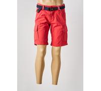 tibet shorts / bermudas homme de couleur rouge