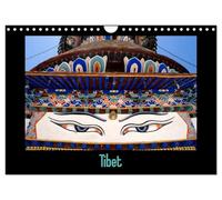 Tibet, Version française (Calendrier mural 2026 DIN A4 portrait), Calendrier CALVENDO mensuel