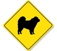 Tibetan Mastiff Dog Diamond Sign