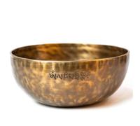 Tibetan Singing Bowl Buddha Sound Bowl, Sound Therapy Healing Hammer Meditation Bowl for Full Moon Prayer(12cm)