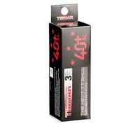 Tibhar 40+ 3 Star 525 Balles de Tennis de Table Blanc