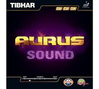 Tibhar Aurus Sound Revêtement en caoutchouc pour table de ping pong, Rouge, 1.7mm