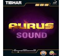 Tibhar Aurus Sound Revêtement en caoutchouc pour table de ping pong, Rouge, 2.1mm