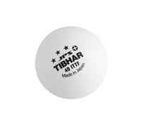 Tibhar Balles de tennis de table 3 étoiles JPS 40 mm de qualité supérieure, blanches, fabriquées au Japon, propriétés de jeu parfaites/celluloïde/Beer Pong