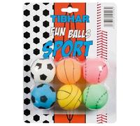 Tibhar Balles de tennis de table - Fun Balls - Balles de ping-pong - En plastique - Pour le sport