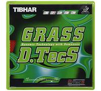 Tibhar Grass D.TecS Embout de Tennis de Table en Caoutchouc Rouge 1,2