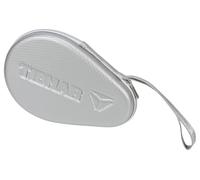 Tibhar Housse de raquette de tennis de table ronde en carbone argenté