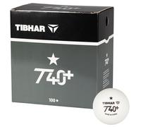 Tibhar Lot de 100 balles de tennis de table T40+ - Blanc - Ballon d'entraînement de qualité supérieure en plastique ABS