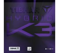 Tibhar Revêtement hybride K3 couleur 2,0 mm, noir, taille 2,0 mm, noir