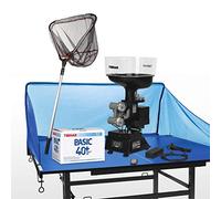 TIBHAR Robo Pro Junior Kit de Tennis de Table avec Balles, Filet de Récupération et Lecture | Machine à Balles avec Télécommande Infrarouge | Idéal pour Débutants