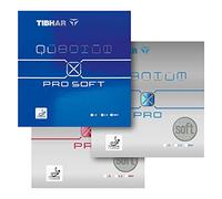 Tibhar Tapis de ping-pong Quantum X Pro Soft (rouge, 2,0)