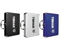 Tibhar Valise double en aluminium Cube Point (bleu)