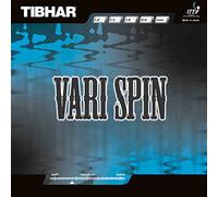 Tibhar Vari Spin Caoutchouc de tennis de table Noir 1,5 mm