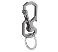 Tibitdeer Porte-clés décapsuleur en Titane Solide Ultra léger pour Le Camping, la randonnée