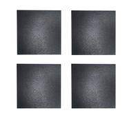TIBROMTACK 4PCS MMO/DSA Titanium Anode Plate with Ruthenium Iridium Coating, 100 * 100 * 1mm, for Electrochemical Application, Water Electrolysis, Sewage Treatment and Machine Cleaning