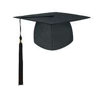 Tibroni Toge Diplome Toque Chapeau Diplome, Chapeau de Docteur Baccalauréat Graduation d'étudiant avec Pendentif, Lycée Cérémonie de Remise des Diplômes Universitaires Unisexe