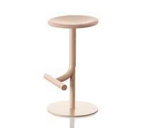 MAGIS tabouret pivotant à hauteur variable TIBU (Beige - acier verni et polyuréthane)