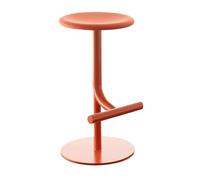 Tibu - Tabouret de bar capitonné 60-70cm pneumatic height adjustable from 60-77cm