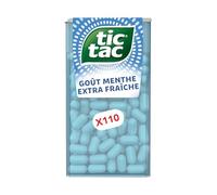 TIC TAC - Bonbons à la Menthe Ultra Fraîche pour une Haleine Revitalisée, Format 54g (110 Pastilles) - Le Lot De 6