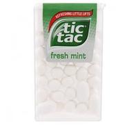 Tic Tac Bonbons classiques à la menthe fraîche en vrac 18 g x 24 paquets