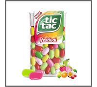 TIC TAC - Bonbons Frais et Légers, Saveurs Variées pour un Festival de Fraîcheur (54g, 110 pastilles) - Lot de 6 - vendu par Lot
