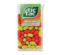 TIC TAC Bonbons saveur citron vert et orange