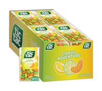 Tic Tac Citrus Adventure Mints, 12 pièces, rafraîchissement en déplacement, farces de bas de Noël, 50 ml chacune