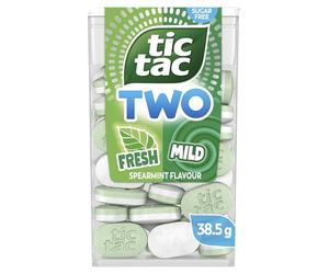 Tic Tac Deux saveurs de menthe verte, 38,5 g