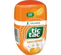 Tic Tac Fresh Orange Big Pack pétillant et doux au goût d'orange 98g