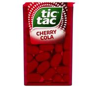 Tic Tac Lot de 24 paquets de bonbons Cherry Cola en vrac 18 g
