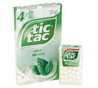 Tic Tac Menthe fraîche - 4 x 18 g