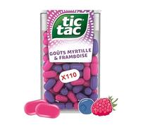 TIC TAC - Tic Tac Bonbon Gouts Framboise Myrtille 54G - Lot De 6